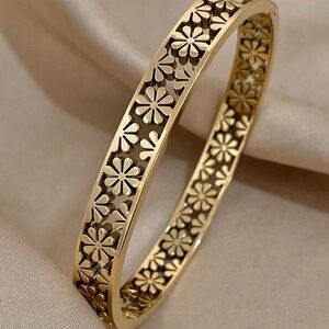 Petite Flower Cuff bracelet